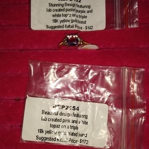 sold .Ring bomb party 18k triple plated 7/6